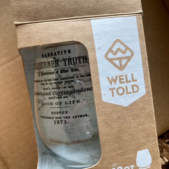 Wine Glasses - Well Told Stemless Wine Glass Set of 4 “Women’s History” - Picture 8 of 15